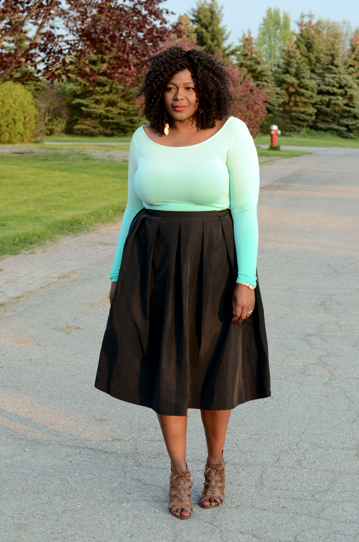 424 FIFTH midi skirt - My Curves And Curls