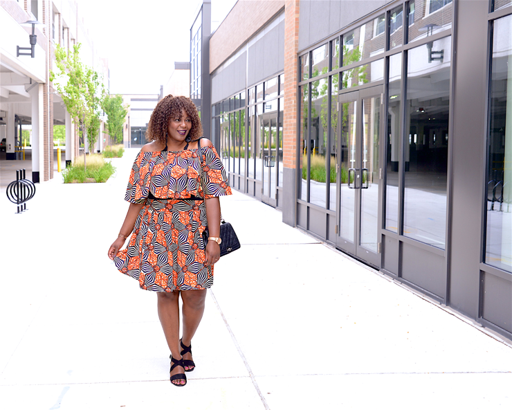 Plus size african print skirt set - my curves and curls