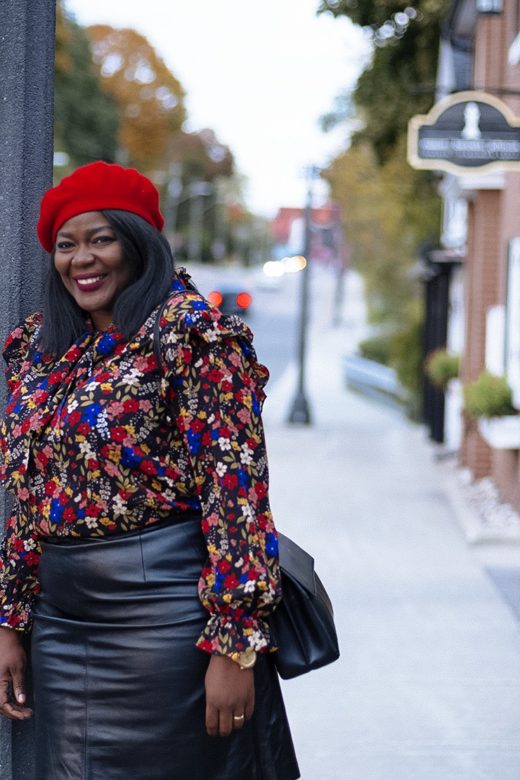 Plus Size Leather Skirt Outfit My Curves And Curls