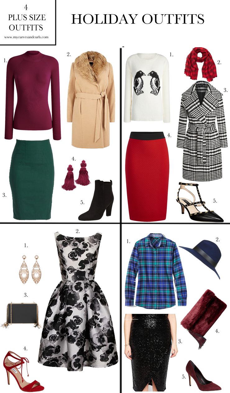 16 Plus Size Outfit Ideas for the Holidays (part 2) - My Curves And Curls