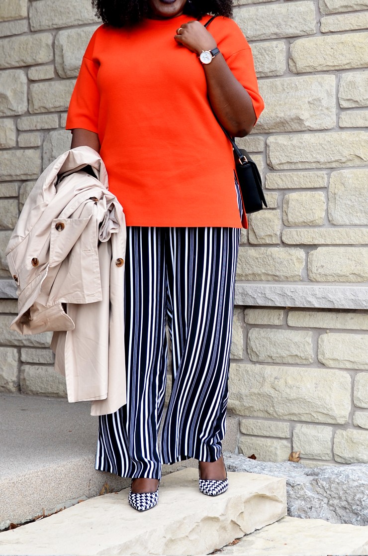 How to wear your wide leg pants this spring- mycurvesandcurls.com