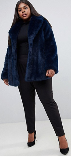 Plus Size Faux Fur Teddy Coats, Plus Size Teddy Coat Long Faux Fur