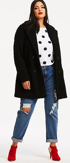  plus size long faux fur coats -How to style a faux fur coat