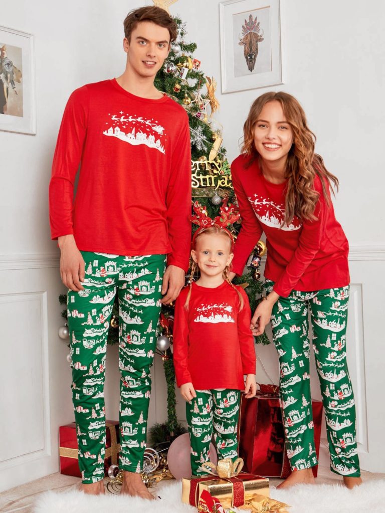 5 Places to buy Matching Family holiday Pajamas - My Curves And Curls