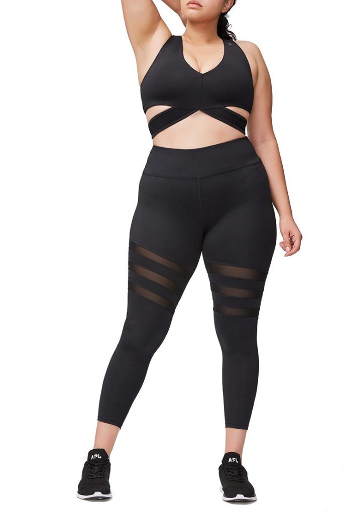 10 cute plus size workout clothes wardrobe collection.