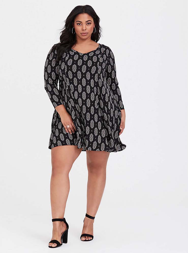 10 Plus Size Tunic Dresses To Wear With Leggings - My Curves And Curls