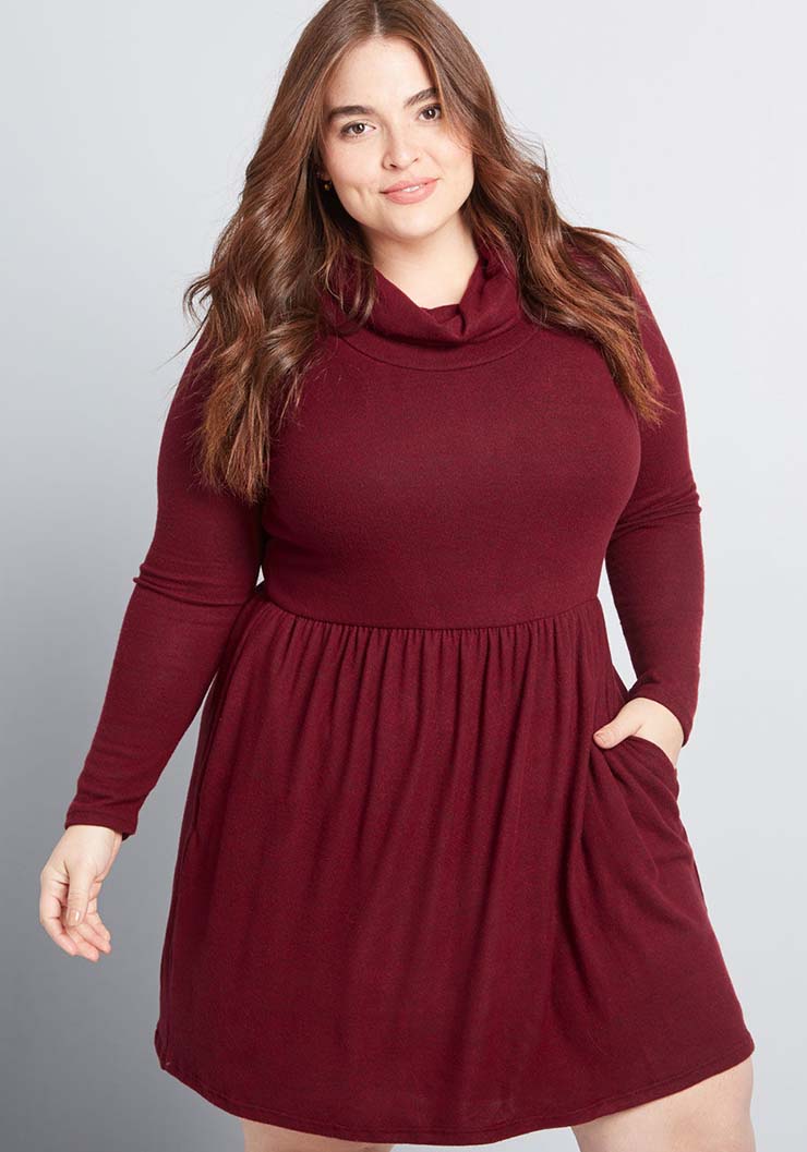 10 Plus Size Tunic Dresses To Wear With Leggings - My Curves And Curls