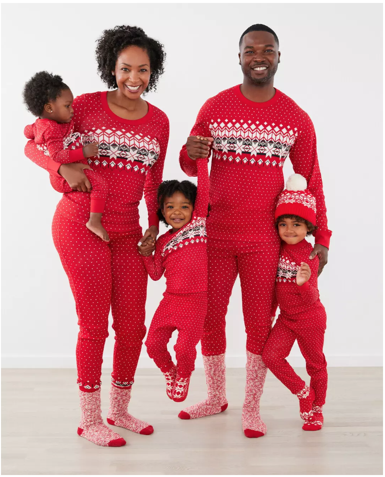 5 Places to buy Matching Family holiday Pajamas - My Curves And Curls