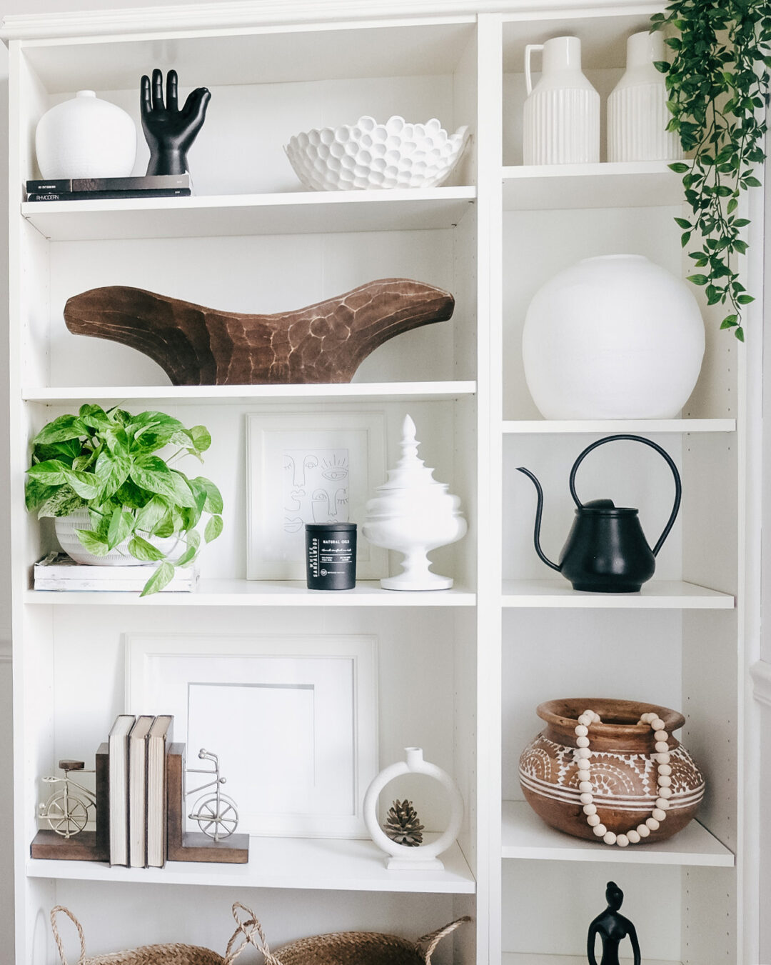 Shelves Refresh: Shelf Styling Inspiration - My Curves And Curls