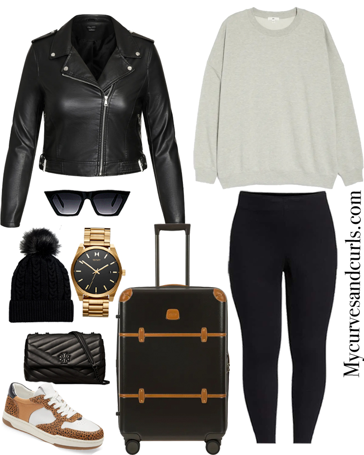 Plus size airport outfits