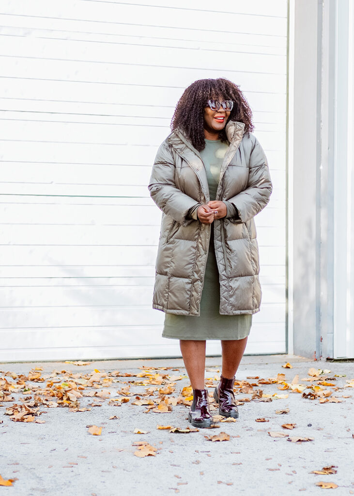 Plush and Sustainable Puffer Jackets with Gap Canada - My Curves And Curls