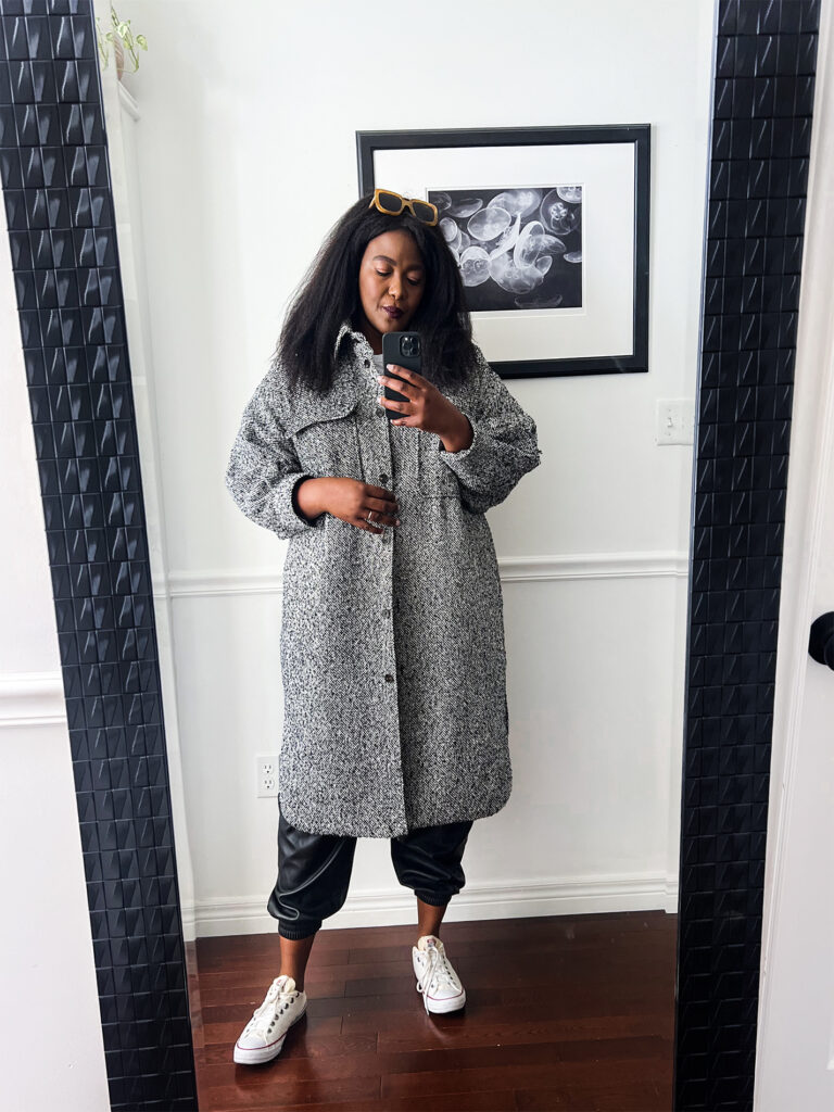 How to Style a Plus Size Shacket - My Curves And Curls